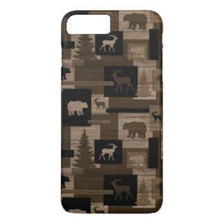 Etui iPhone Case-Mate Ours en bois rustique motif d'orignal iPhone 7 coq