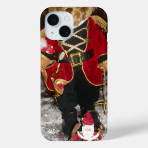 Coque Pour iPhone 15 Ours en peluche de Noël royal   Impression d'art d