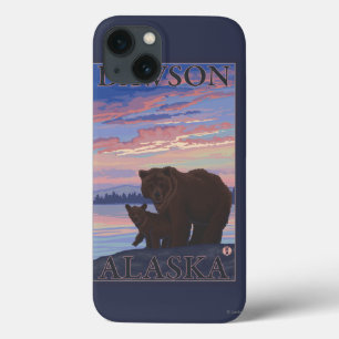 iPhone 13 Coque Ours et CUB - Dawson, Alaska