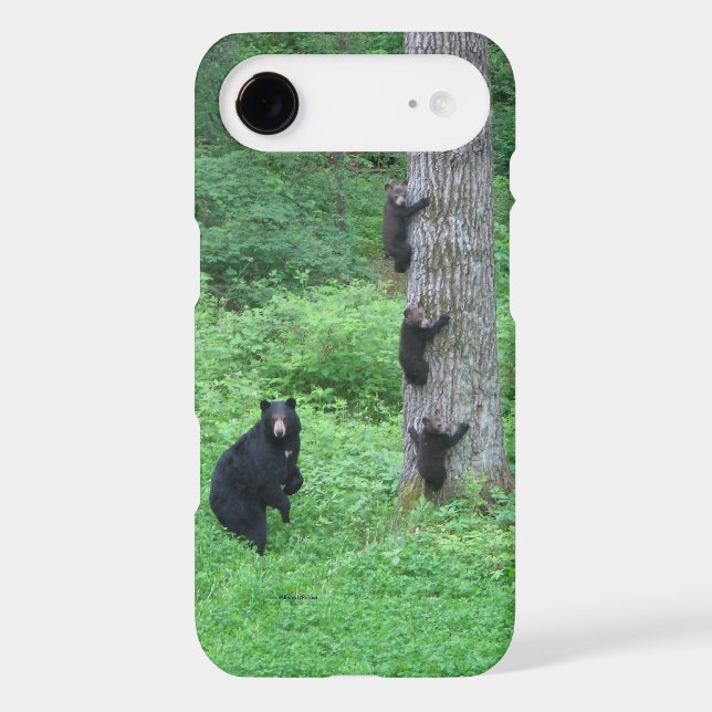 Coques Case-Mate iPhone Ours et trois petits (Verso)
