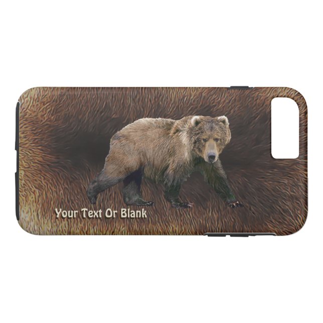Coques Case-Mate iPhone Ours Kodiak Sur Fourrure De Caribou (Dos (Horizontal))