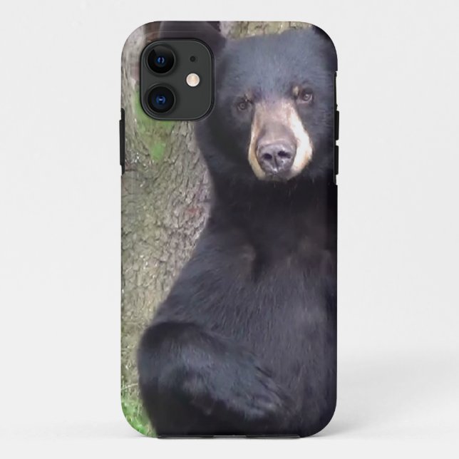 Coques Case-Mate iPhone Ours noir (Dos)