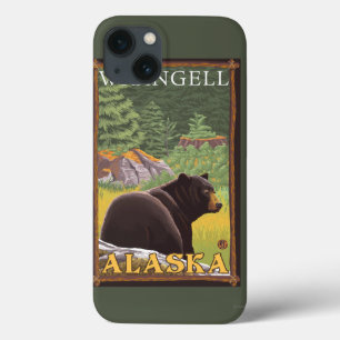 Etui iPhone Case-Mate Ours noir dans la forêt - Wrangell, Alaska