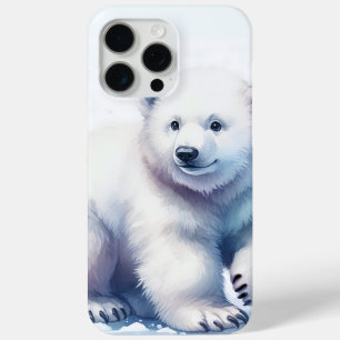 Coque iPhone 15 Pro Max Ours polaire Cool Calme & Inarrêtable