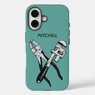 Coque Pour iPhone 16 OUTILS DE Nom Personnalisé