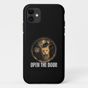 Case-Mate iPhone Case Ouvrez La Porte Mème De Chat Drôle Design D'humour