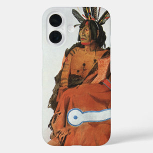 Coque Pour iPhone 16 Pachtuwa-Chta, Arikara Warrior Portrait par Bodmer