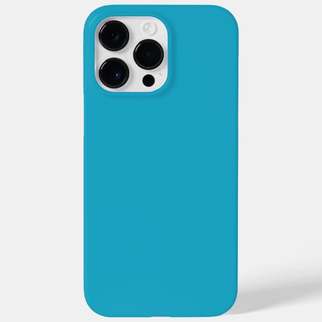 Coques Case-Mate iPhone Pacific Blue est l'un des meilleurs tons bleu uni  (Verso)
