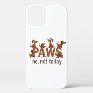 Case-Mate iPhone Case Pack de pattes : Fun Dog Squad - "Non, pas aujourd