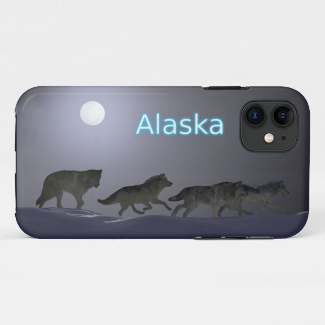 Coques Case-Mate iPhone Pack Wolf - Alaska (Dos (Horizontal))