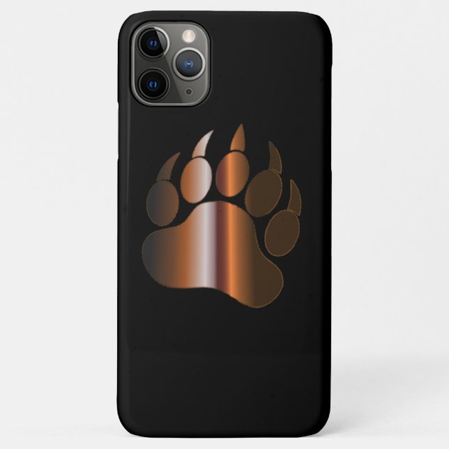 Coques Case-Mate iPhone PAGE D'OURS D'ACIER Brown (Dos)