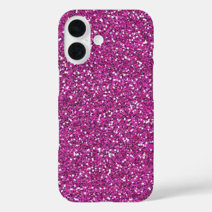 Coque Pour iPhone 16 Paillette rose