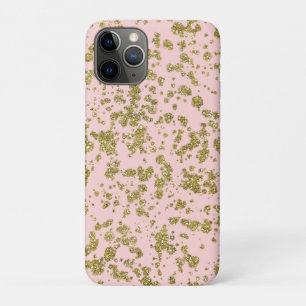 Case-Mate iPhone Case Paillettes rose et or modernes et glamour