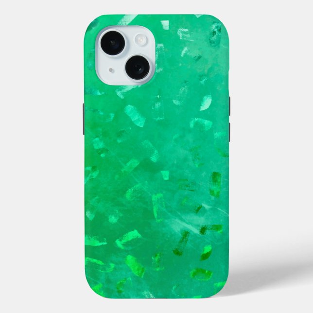 Coques Case-Mate iPhone Paillettes Vertes (Verso)
