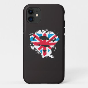 Coque iPhone 11 Paint Strokes British S-Shield