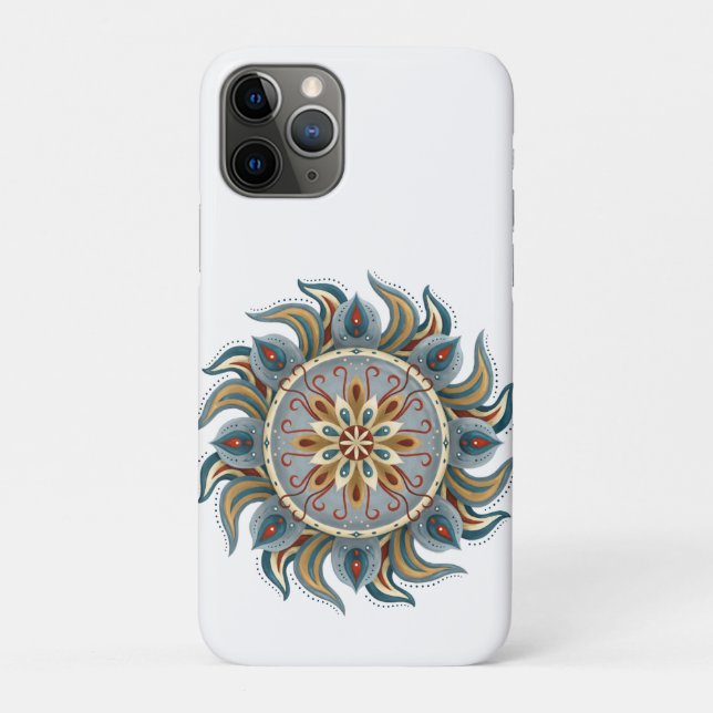 Coques Case-Mate iPhone Painterly Mandala (Dos)