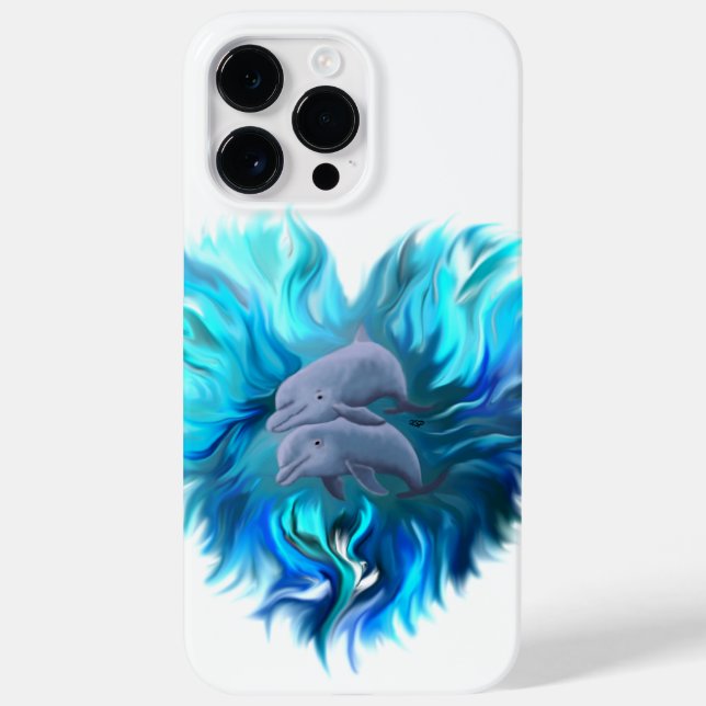 Coques Case-Mate iPhone Paire de dauphins (Verso)