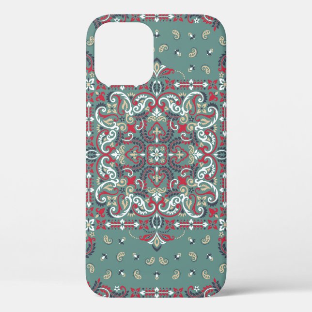 Coques Case-Mate iPhone Paisley Bandana Imprimer : Écharpe à cou de soie (Verso)