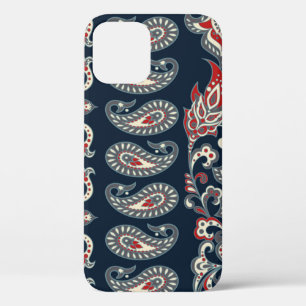 Case-Mate iPhone Case Paisley fleurie, damas motif vintage.