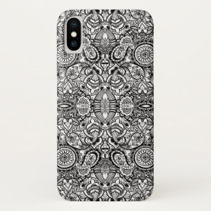 Case-Mate iPhone Case Paisley floral noir