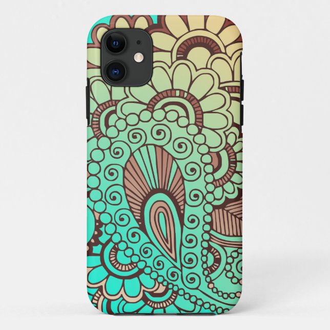 Coques Case-Mate iPhone Paisley Ornaments I + votre backgr. & idées (Dos)