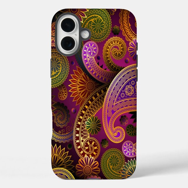 Coques Case-Mate iPhone Paisley Purple (Verso)