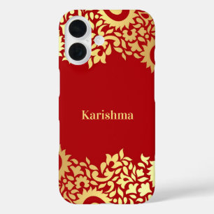 Coque Pour iPhone 16 Paisleys Indian