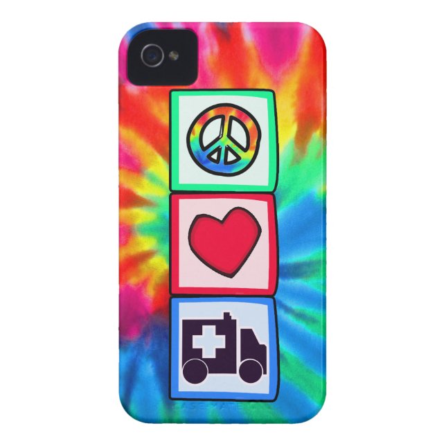 Coques Case-Mate iPhone Paix, amour, ambulance (Dos)