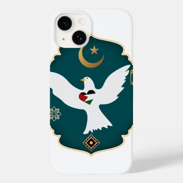Coques Case-Mate iPhone Paix et amour pour la Palestine (Verso)