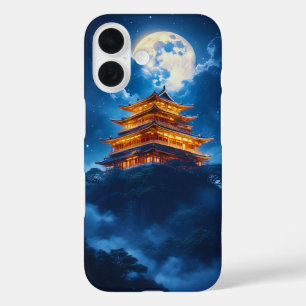 Coque Pour iPhone 16 Palais lunaire dans les montagnes célestes