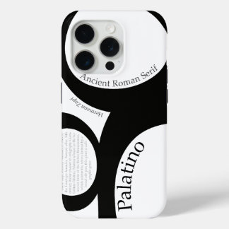 Coque iPhone 15 Pro Palatino Typography Demo