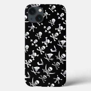 ETUI iPhone 13 PÂLE DE PIRATES NOIRES, OBJETS TRAVERSÉS, ÉPINES
