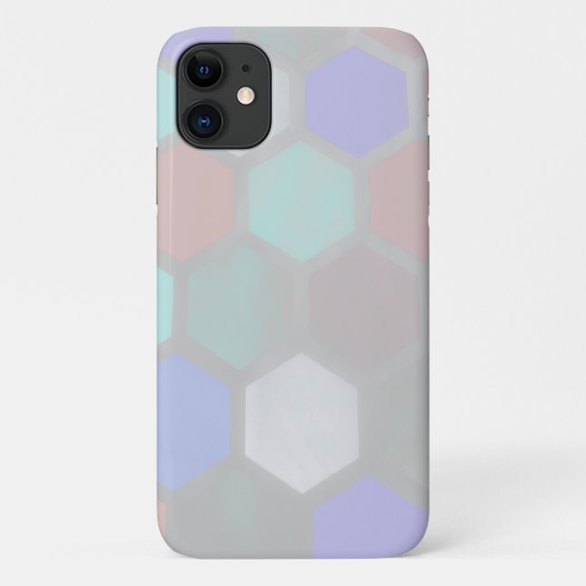 Coques Case-Mate iPhone Pale Pastel Colors Honeybee Cellule iPhone 11 Coqu (Dos)