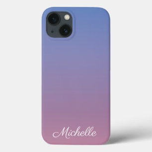Case-Mate iPhone Case Pale rose et bleu dégradé ombre Coque-Mate iPhone