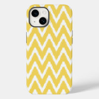 Pale Yellow Asiatique Moods Ikat Chevrons