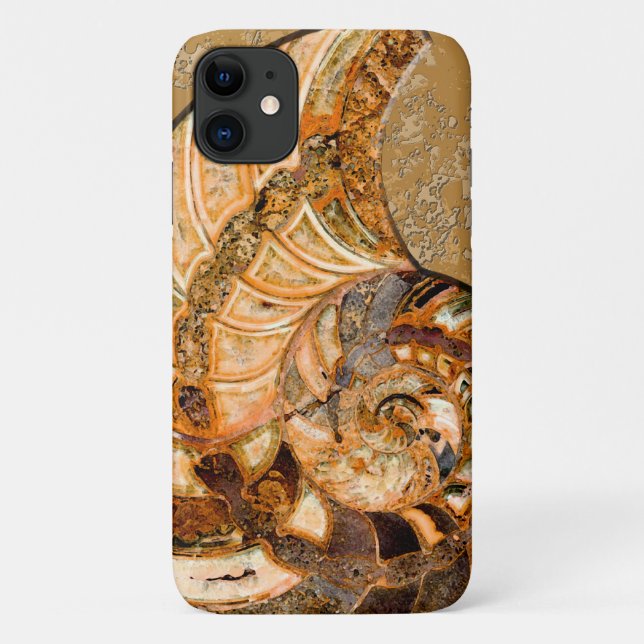 Coques Case-Mate iPhone "Paléo-chic" Cleoniceras Cleon Ammonite Fossil (Dos)