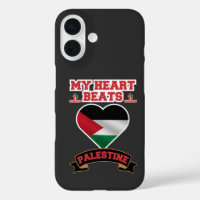 Palestine Coeur Drapeau Amour Soutien Liberté Fier