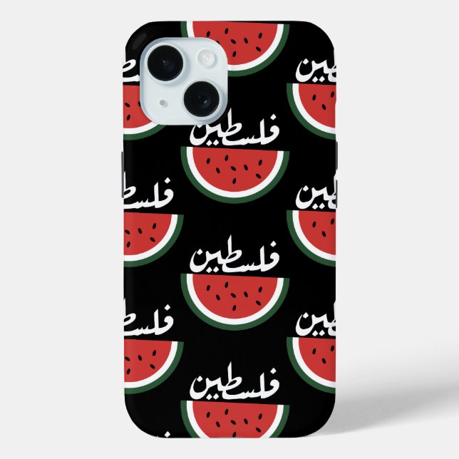 Coques Case-Mate iPhone Palestine pastèque-Palestine arabe mot"français la (Verso)
