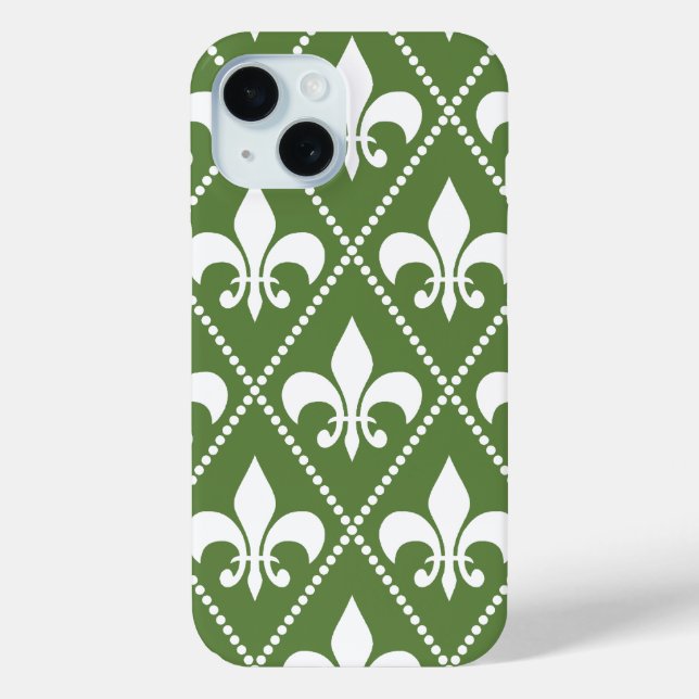 Coques Case-Mate iPhone Palm Fleur de Lis (Verso)