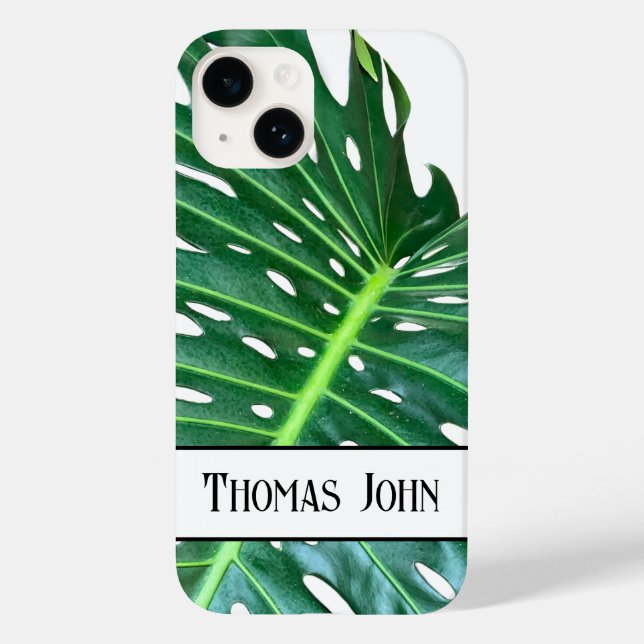 Coques Case-Mate iPhone Palm Leaf, feuillage tropical, forêt tropicale (Verso)