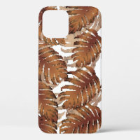 Palm Monstera Motif sans couture. Tropi blanc oran