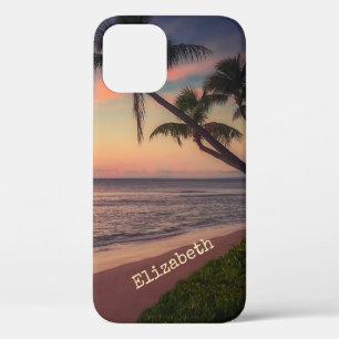 Case-Mate iPhone Case Palme de coucher de soleil de plage adorable