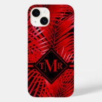 Palme rouge Monogramme