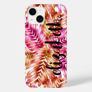 Coque Pour iPhone 14 Palmes tropicales élégantes