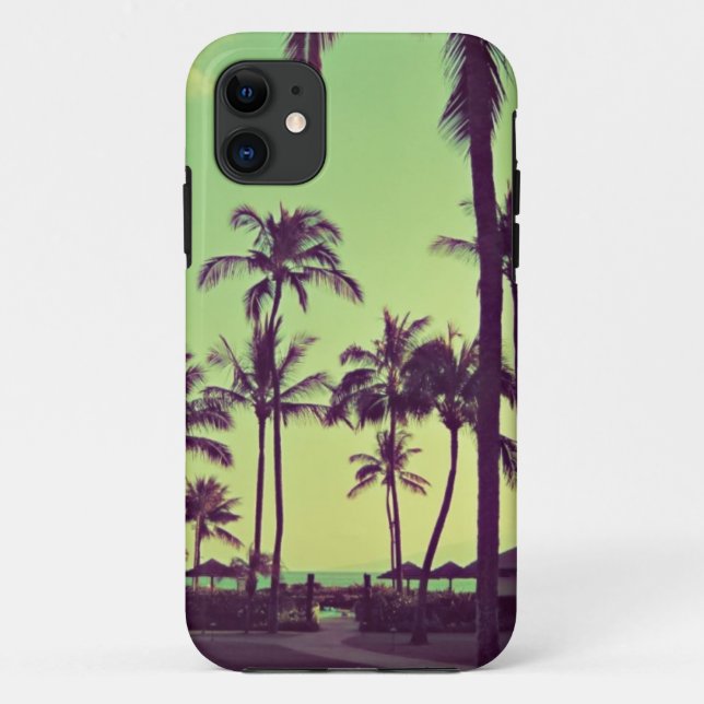 Coques Case-Mate iPhone Palmier calme (Dos)