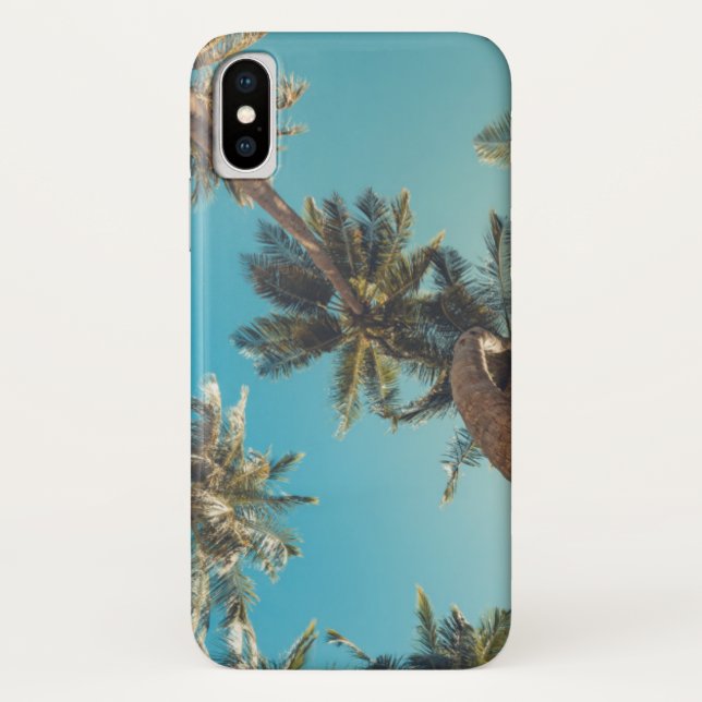 Coques Case-Mate iPhone Palmiers au cru tropical de plage (Dos)