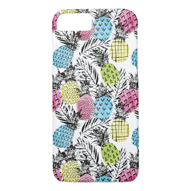 Coques Case-Mate iPhone Palmiers de Grunge (Dos)