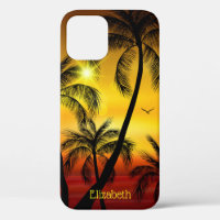 Palmiers de plage tropicaux Personnalisés