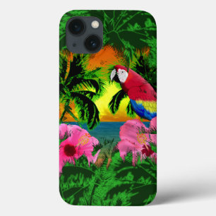 Coques Pour iPhone Palmiers et couchers du soleil d'île
