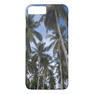 Coque iPhone 8 Plus/7 Plus Palmiers tropicaux en couleur